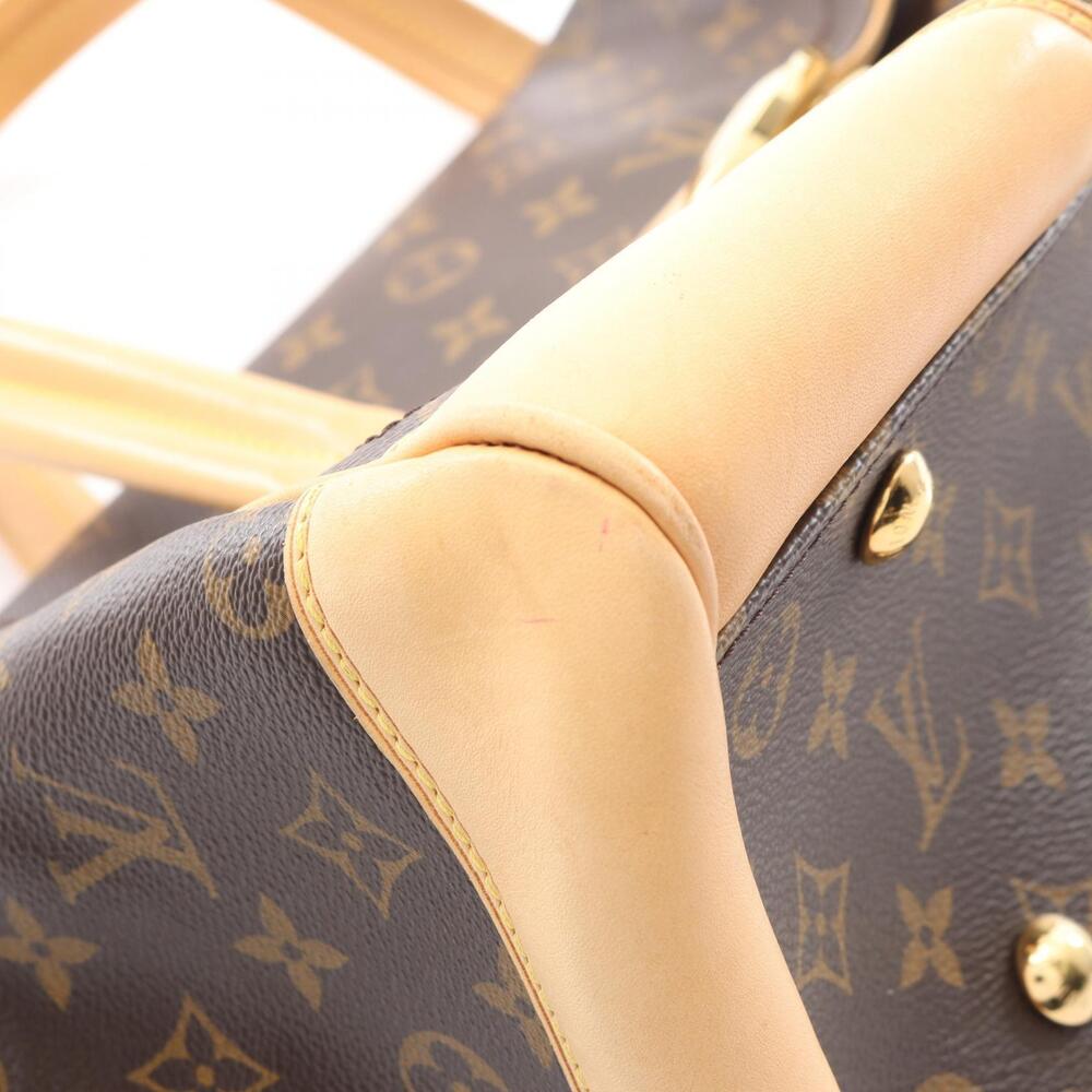 Louis Vuitton Shoulder Leather Beverly Monogram Canvas Bag Brown - Picture 8 of 9